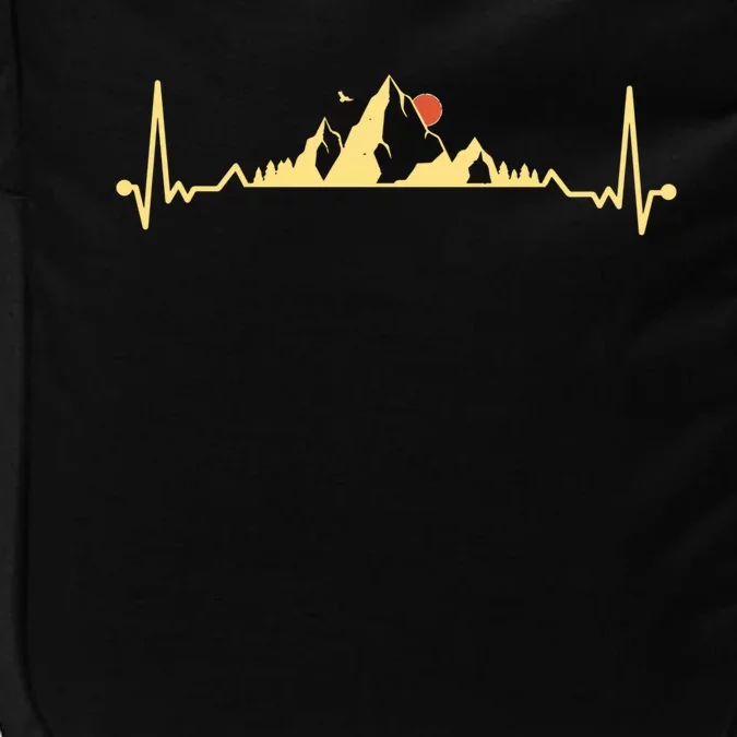 Mountain Heartbeat Fun Snowboarding And Skiing Tees Meaningful Gift Impact Tech Backpack