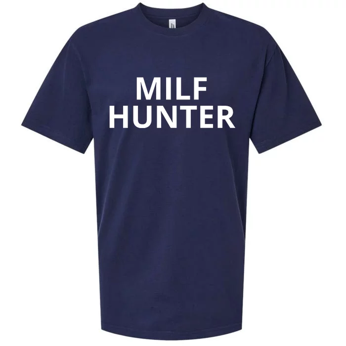 Milf Hunter Funny Adult Humor Gift Sueded Cloud Jersey T-Shirt