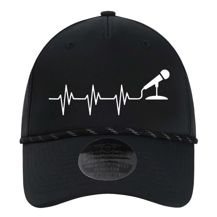 Microphone Heartbeat Funny Singer Singing T Gift Performance The Dyno Cap