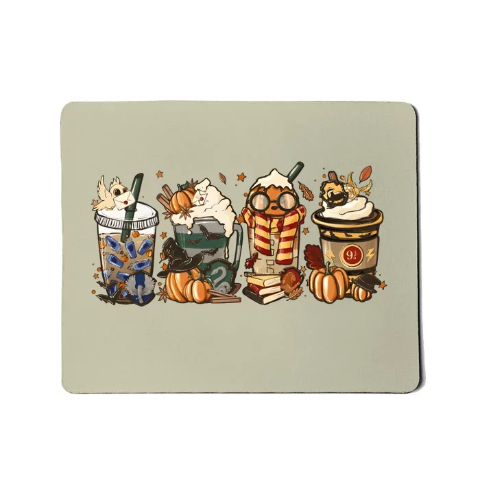 Magic Harry Fall Halloween Pumpkin Spice Latte Mousepad