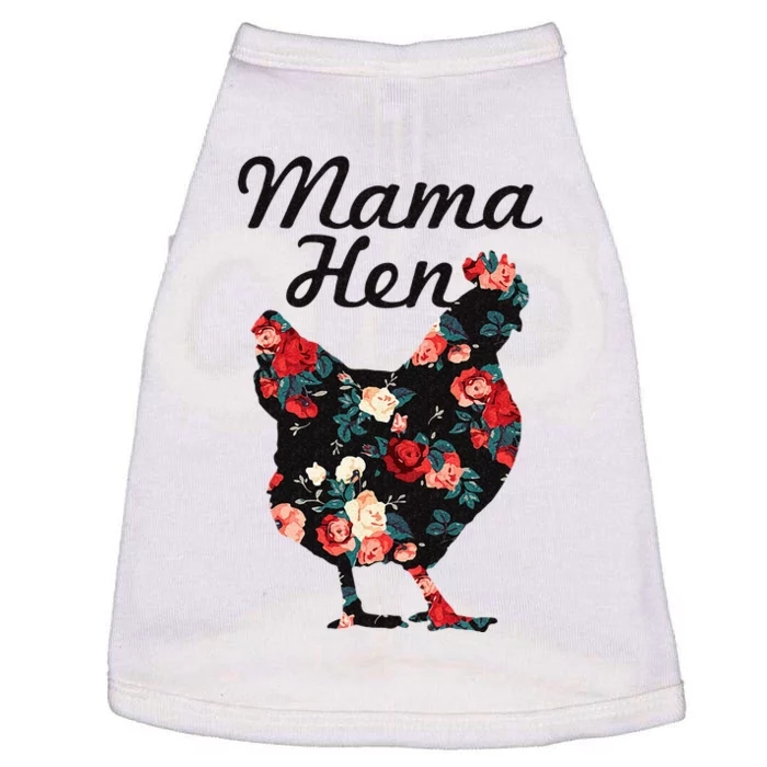 Mama Hen Funny Mothers Day Chicken Mom Farmer Farm Gift Doggie Tank