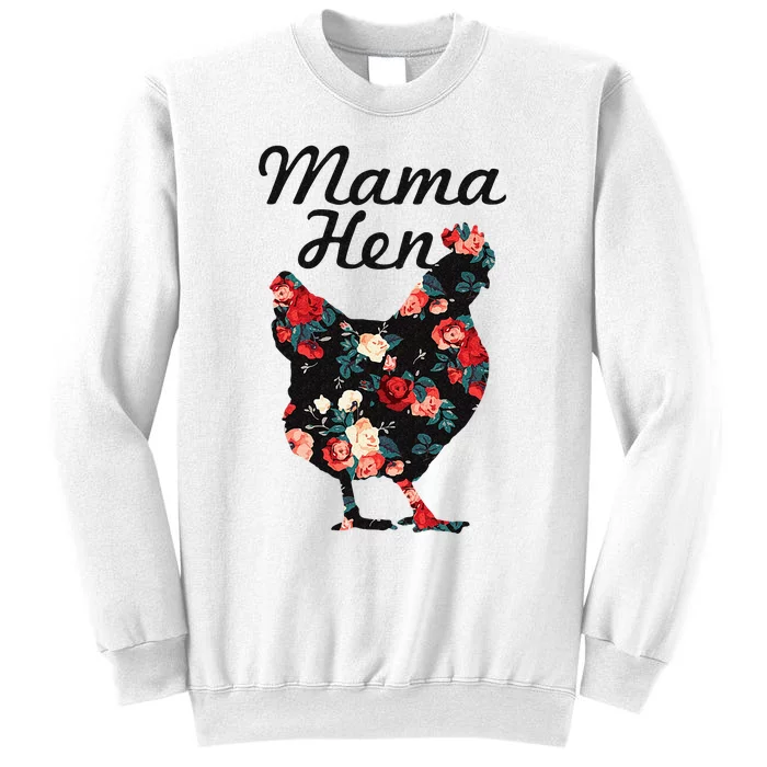 Mama Hen Funny Mothers Day Chicken Mom Farmer Farm Gift Sweatshirt