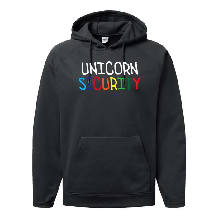 Magical Halloween Family Costume Set Unicorn Security Squad Performance Fleece Hoodie