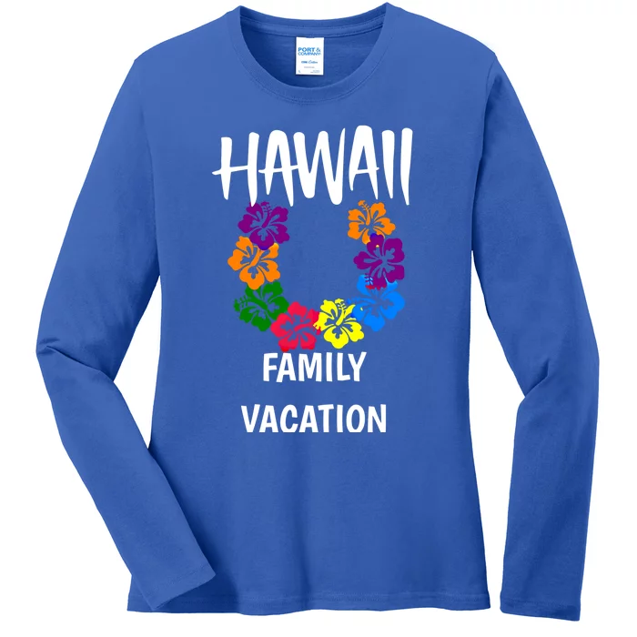 Matching Hawaii Family Vacation Outfit And Gift Ladies Long Sleeve Shirt