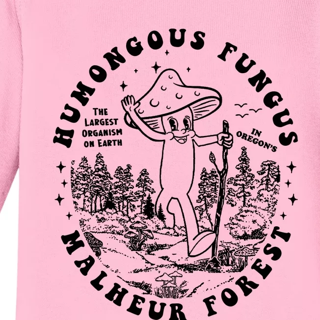 Mushroom Humongous Fungus Baby Long Sleeve Bodysuit