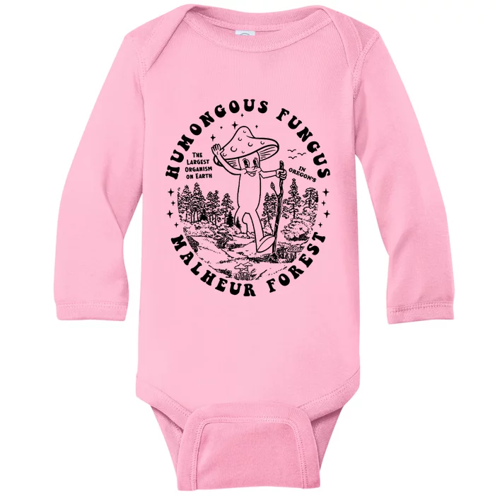 Mushroom Humongous Fungus Baby Long Sleeve Bodysuit