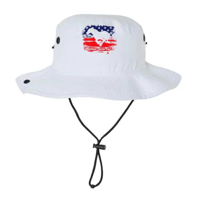 Midwest Horse Fair Redwhiteblue Flag Legacy Cool Fit Booney Bucket Hat