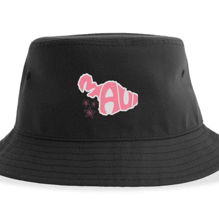 Maui Hawaii Floral Sustainable Bucket Hat