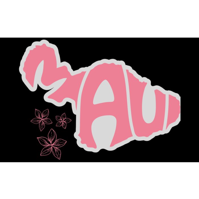 Maui Hawaii Floral Bumper Sticker