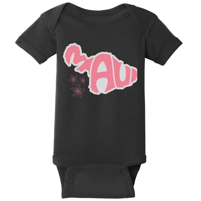 Maui Hawaii Floral Baby Bodysuit