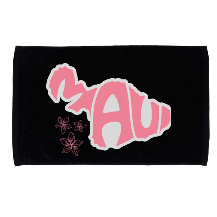 Maui Hawaii Floral Microfiber Hand Towel