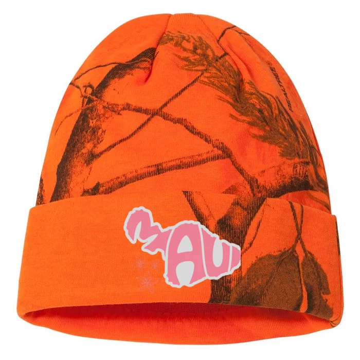 Maui Hawaii Floral Kati - 12in Camo Beanie