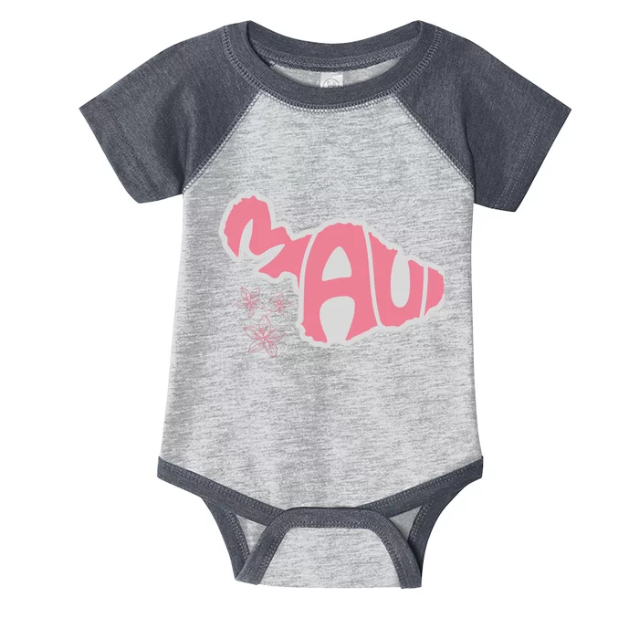 Maui Hawaii Floral Infant Baby Jersey Bodysuit