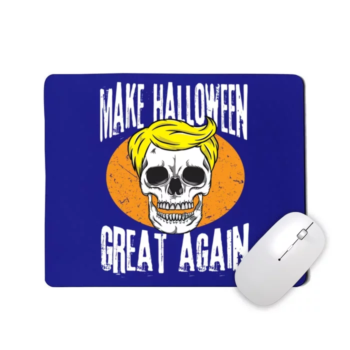 Make Halloween Great Again Funny Trump Skull Skeleton Bones Cool Gift Mousepad