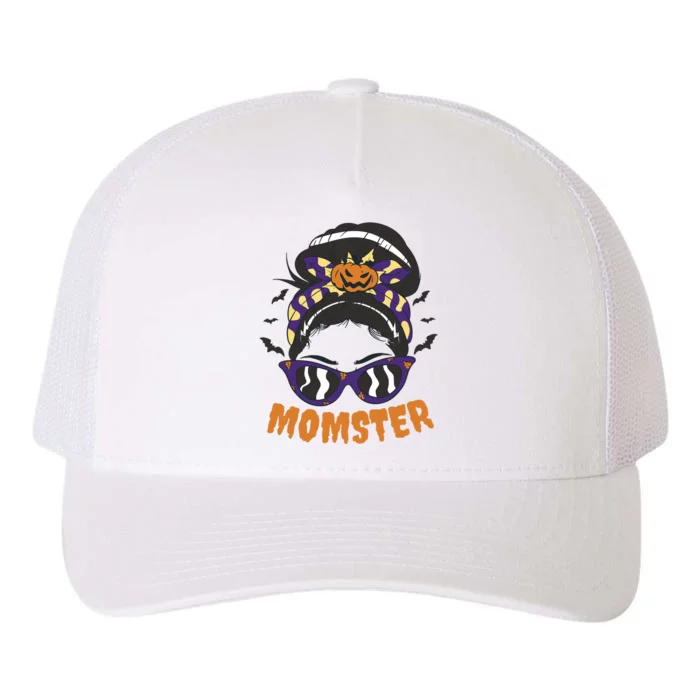 Momster Halloween Gift For Mom Yupoong Adult 5-Panel Trucker Hat