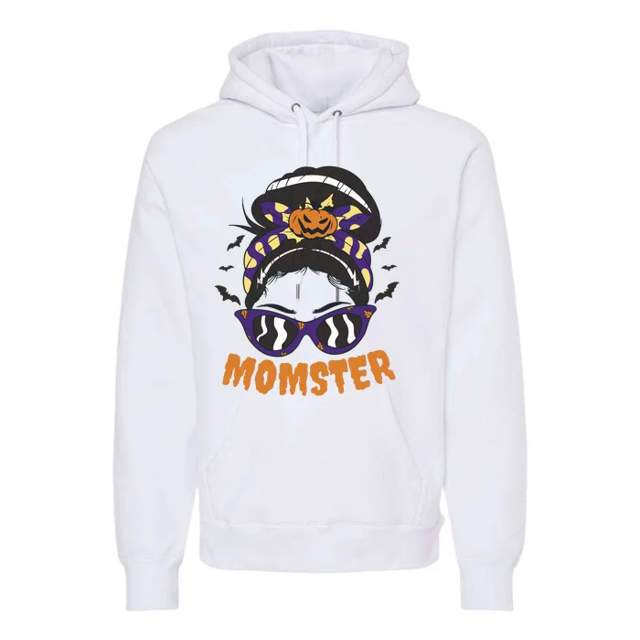 Momster Halloween Gift For Mom Premium Hoodie