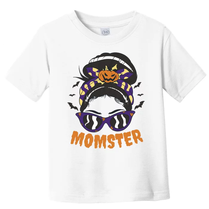 Momster Halloween Gift For Mom Toddler T-Shirt