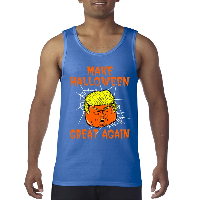 Make Halloween Great Again Halloween Party Trumpkin Gift Tank Top