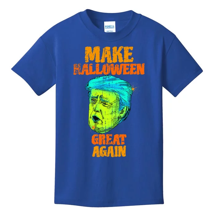 Make Halloween Great Again Cool Gift Funny Trump Halloween Costume Cool Gift Kids T-Shirt