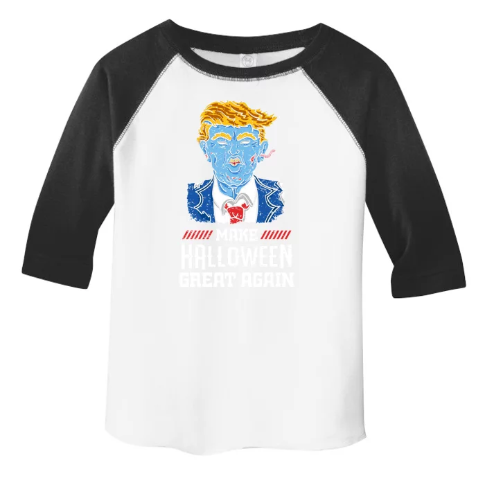 Make Halloween Great Again Donald Trump Zombie Funny Gift Toddler Fine Jersey T-Shirt