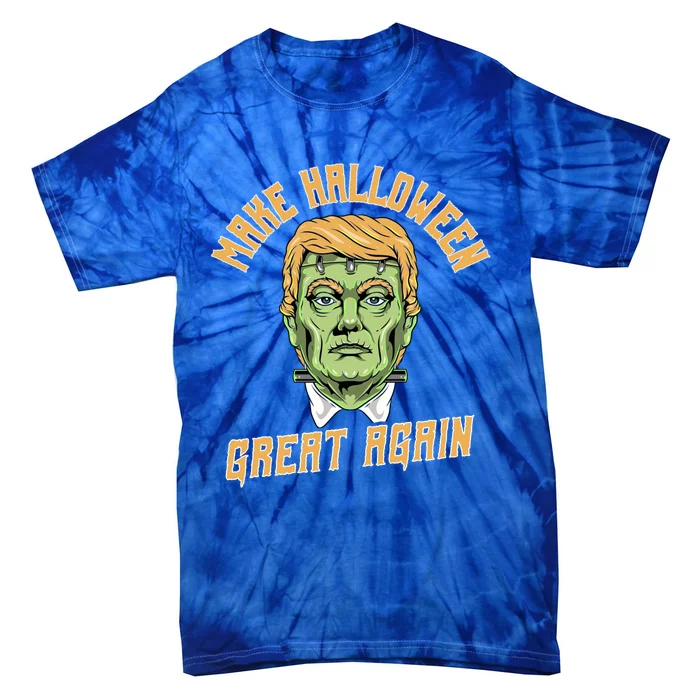 Make Halloween Great Again Funny Donald Trump Halloween Gift Tie-Dye T-Shirt