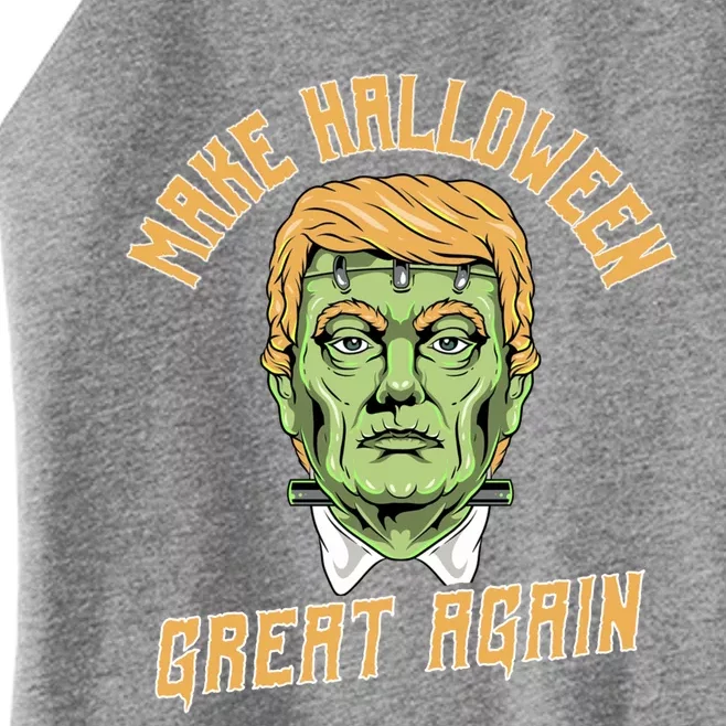 Make Halloween Great Again Funny Donald Trump Halloween Gift Women’s Perfect Tri Rocker Tank