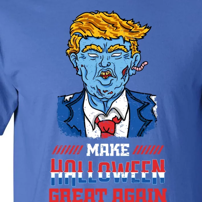 Make Halloween Great Again Funny Donald Trump Zombie Gift Tall T-Shirt