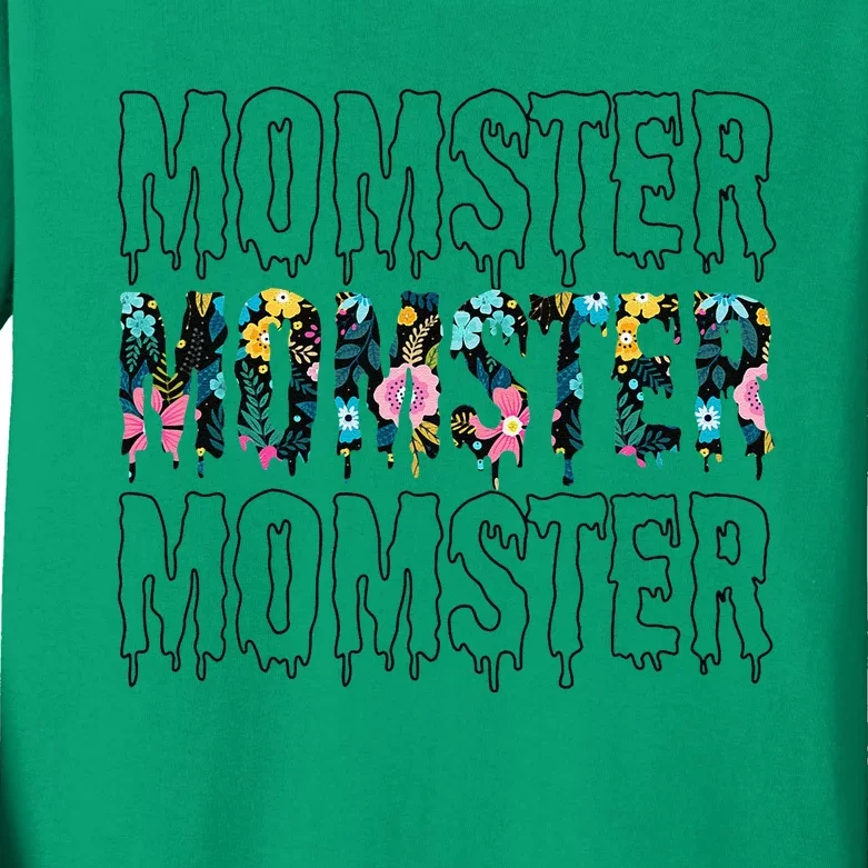 Momster Halloween  Gift For Halloween Kids Long Sleeve Shirt