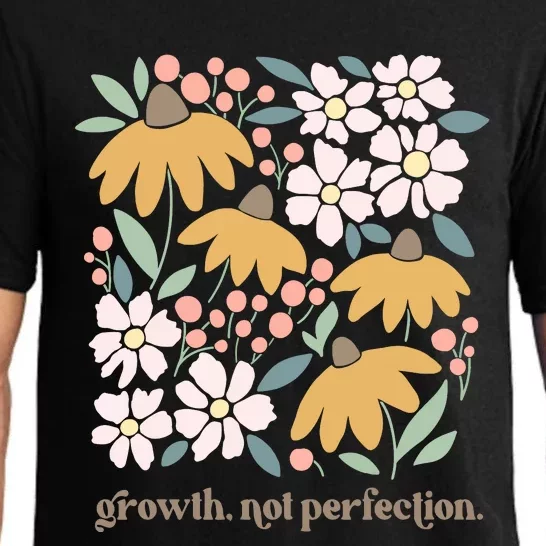 Mental Health Growth Not Perfection Pajama Set