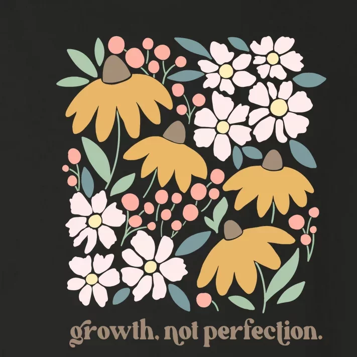 Mental Health Growth Not Perfection Toddler Long Sleeve Shirt