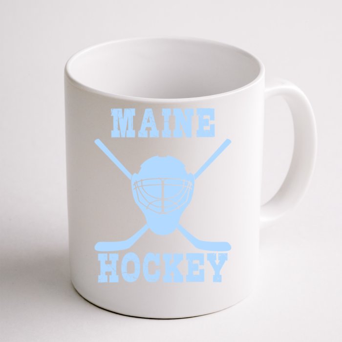 Maine Hockey Gift Front & Back Coffee Mug