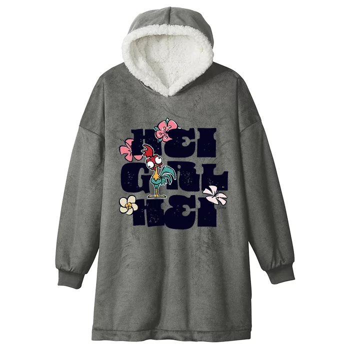 Moana Hei Girl Hei Hooded Wearable Blanket