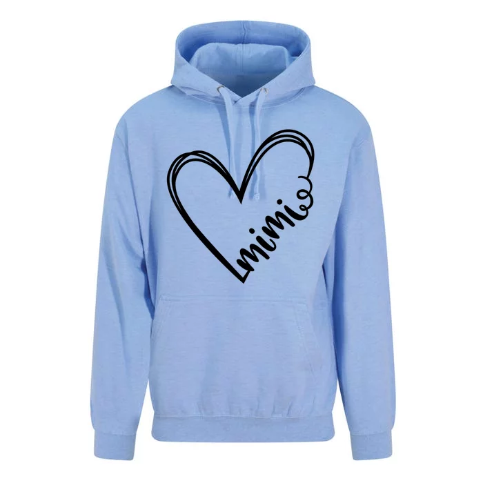 Mimi Heart Grandma For Christmas Mothers Day Gift Unisex Surf Hoodie