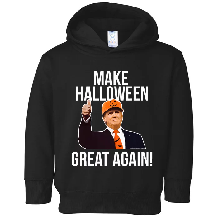 Make Halloween Great Again Donald Trump 2024 Toddler Hoodie