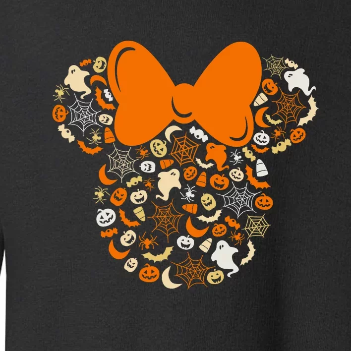 Mouse Halloween Ghosts Pumpkins Spiders Toddler Sweatshirt