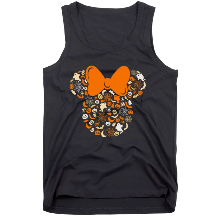 Mouse Halloween Ghosts Pumpkins Spiders Tank Top