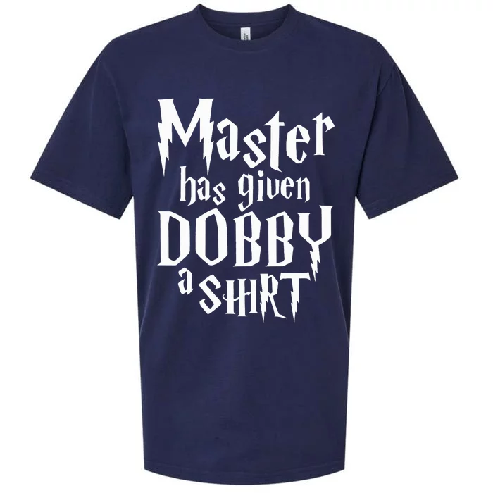 Master Has Given Dobby A  Funny Dobby Gift Sueded Cloud Jersey T-Shirt