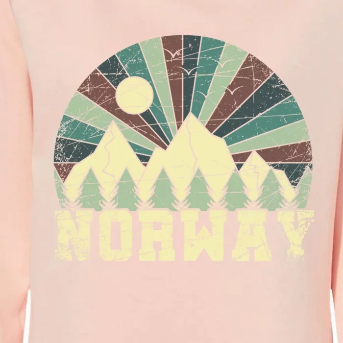 Mountians Hiking Gift Norway Gift Womens California Wash Sweatshirt