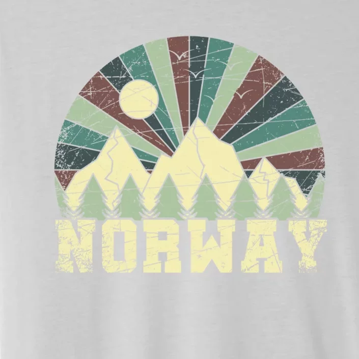 Mountians Hiking Gift Norway Gift ChromaSoft Performance T-Shirt