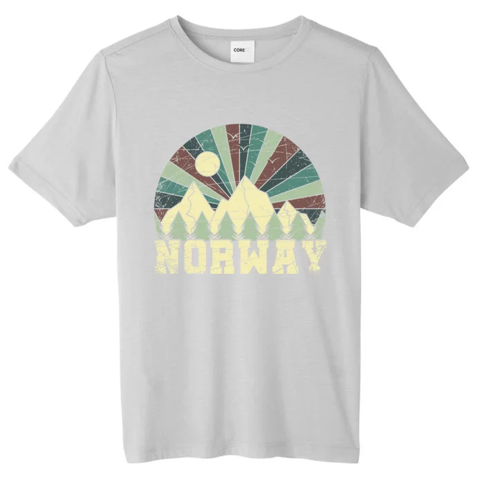 Mountians Hiking Gift Norway Gift ChromaSoft Performance T-Shirt