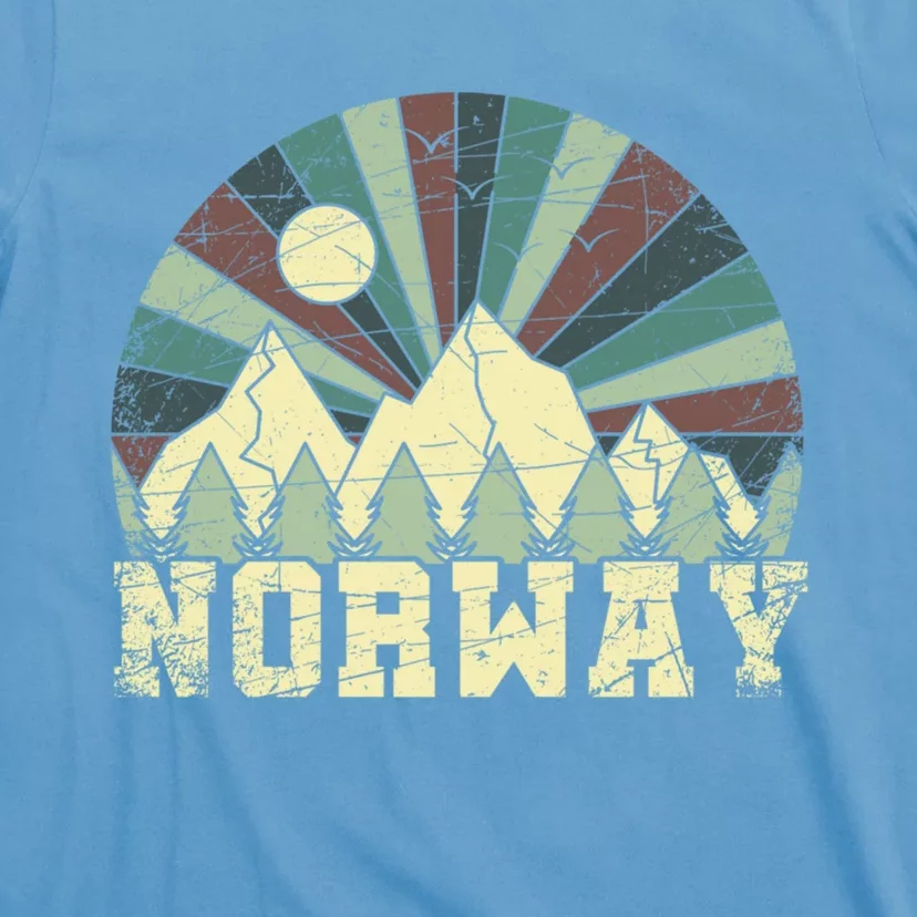 Mountians Hiking Gift Norway Gift T-Shirt