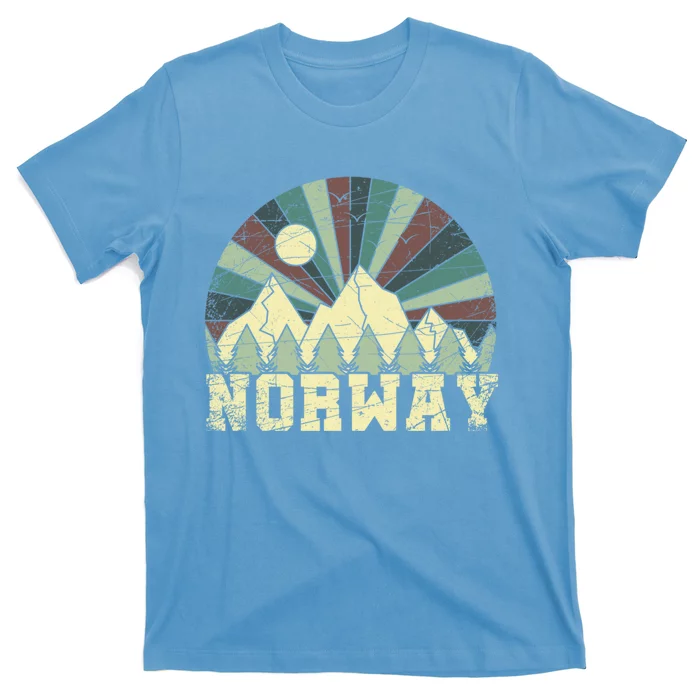 Mountians Hiking Gift Norway Gift T-Shirt