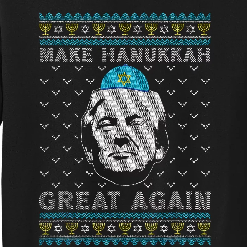 Make Hanukkah Great Again Trump Jewish Ugly Chanukah Sweater Sweatshirt