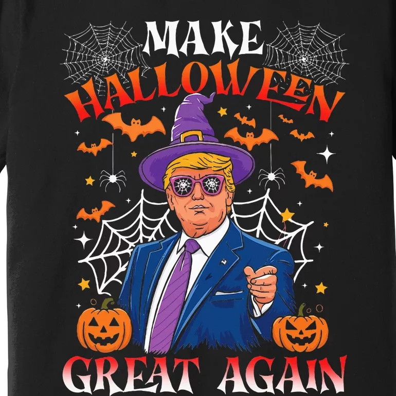 Make Halloween Great Again Funny Trump 2024 Halloween Premium T-Shirt