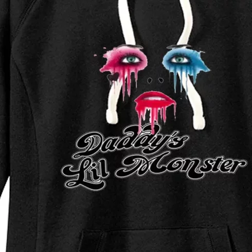 Monster Halloween Great Gift For Daddys Little Monster Cute Gift Women's Fleece Hoodie