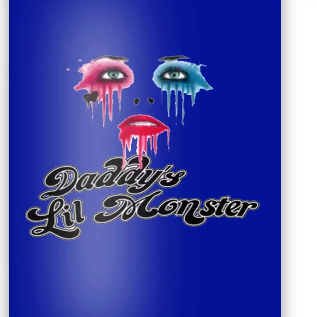 Monster Halloween Great Gift For Daddys Little Monster Cute Gift Poster