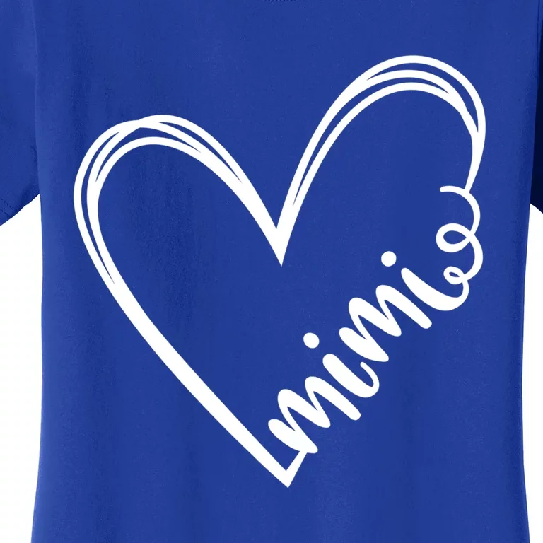 Mimi Heart Grandma For Christmas MotherS Day Gift Women's T-Shirt