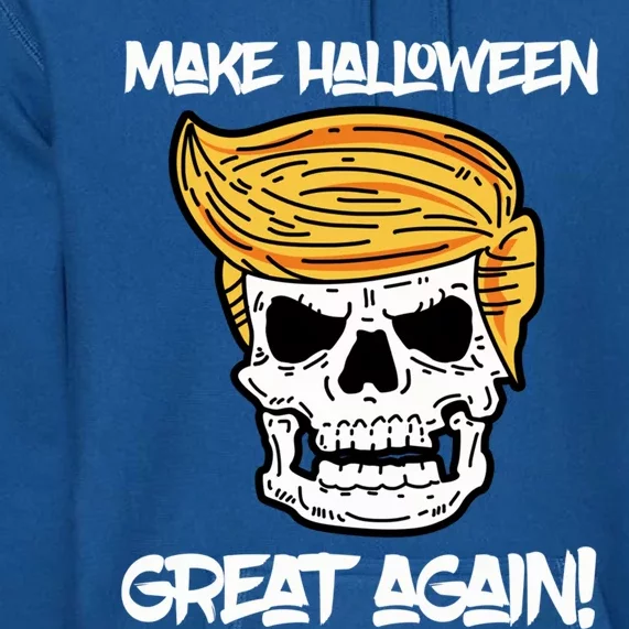 Make Halloween Great Again Funny Trump Gift Gift Premium Hoodie