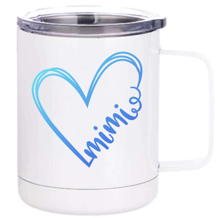 Mimi Heart Grandma For Christmas MotherS Day Gift Front & Back 12oz Stainless Steel Tumbler Cup