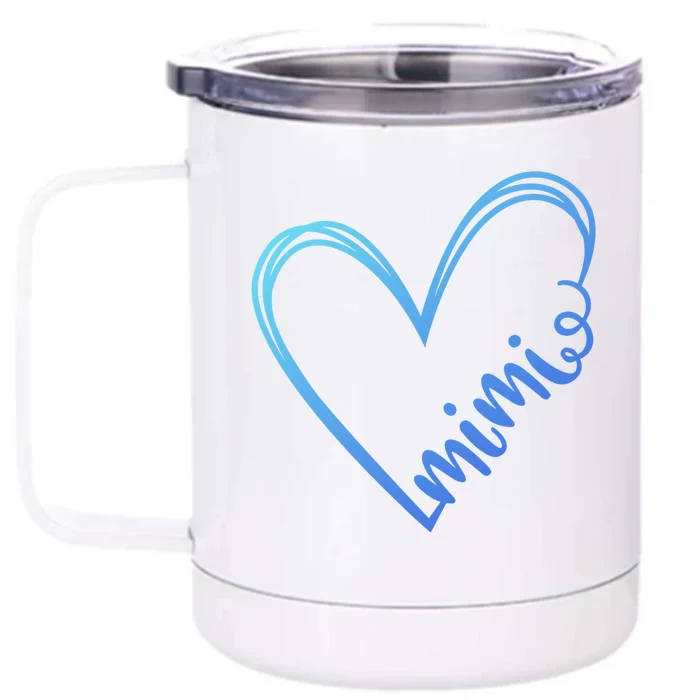 Mimi Heart Grandma For Christmas MotherS Day Gift Front & Back 12oz Stainless Steel Tumbler Cup